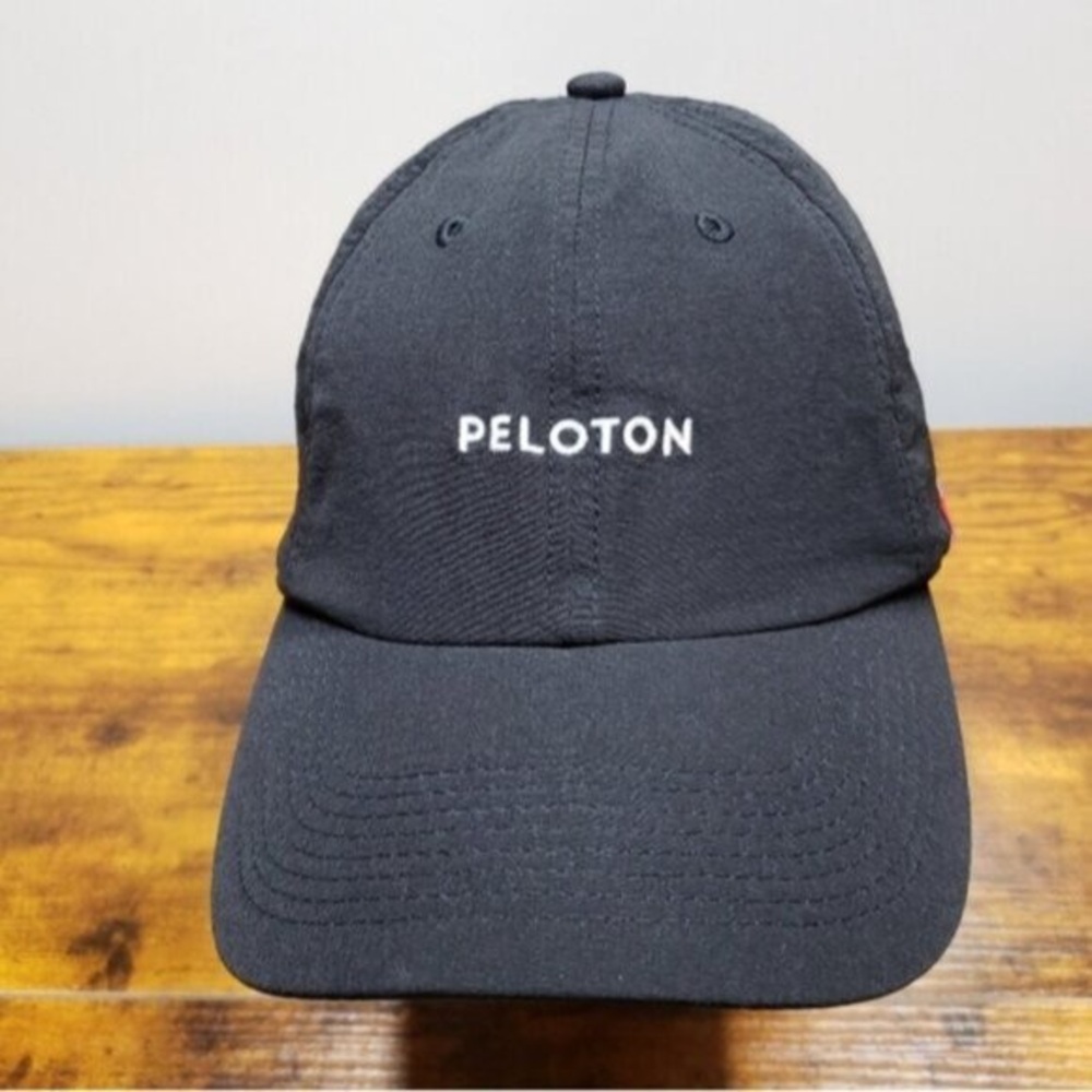 Peloton Black Embroidered Logo Hat Cap Unisex